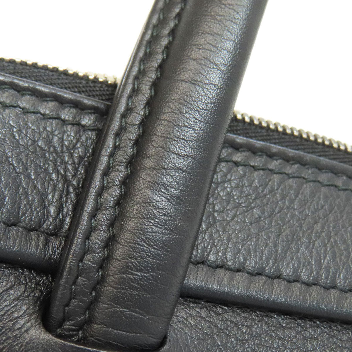 BALENCIAGA Handbag 527272 leather black Triangle Duffle 2WAY