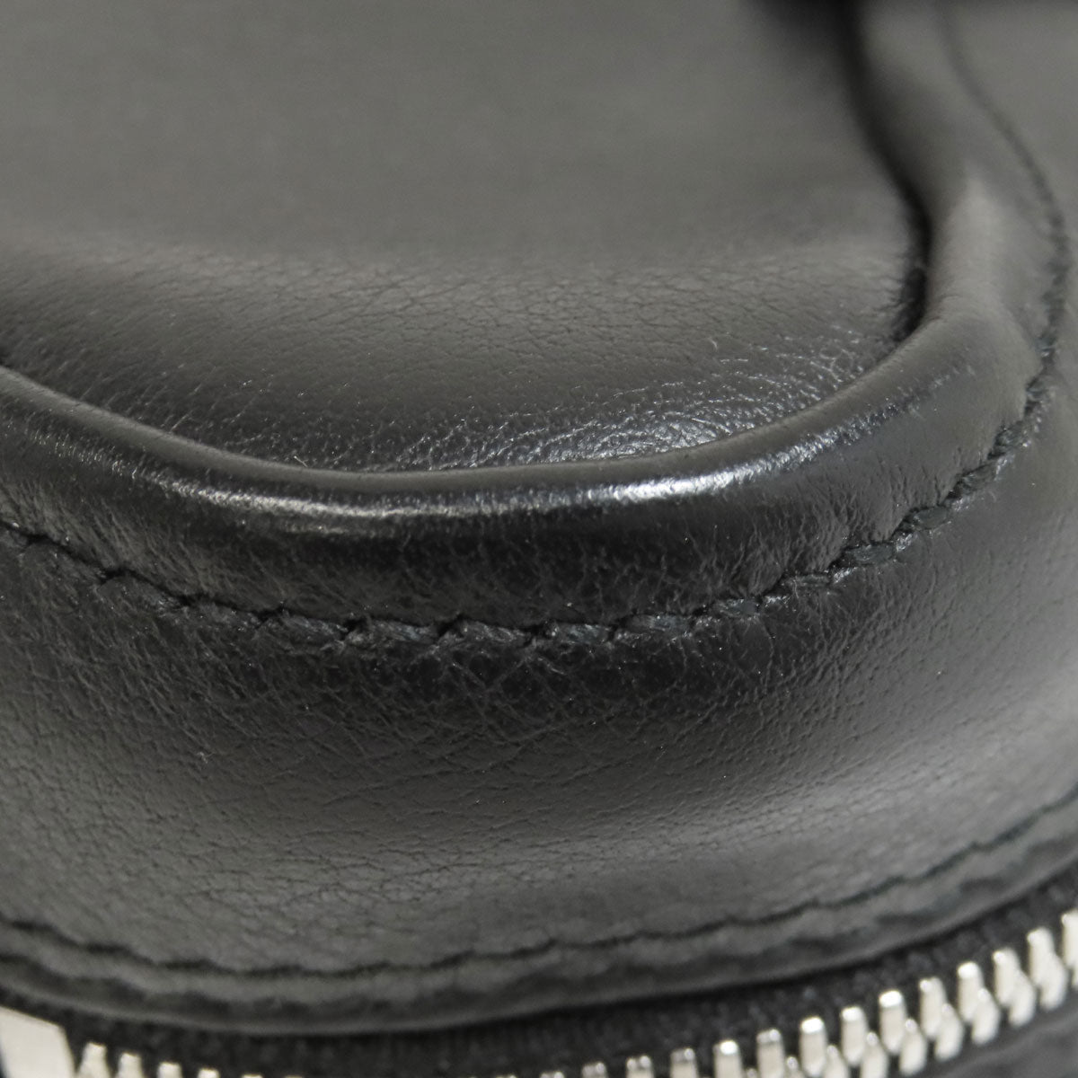 BALENCIAGA Handbag 527272 leather black Triangle Duffle 2WAY