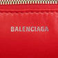 BALENCIAGA Handbag 527272 leather black Triangle Duffle 2WAY