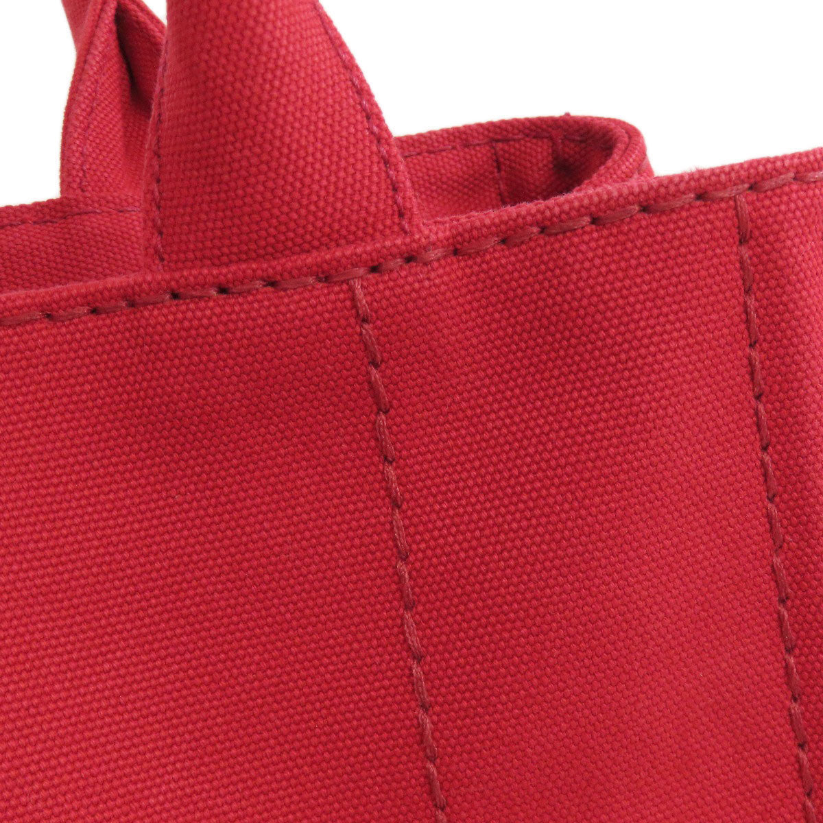 PRADA Handbag 1BG439 canvas Red Canapa mini 2 WAY