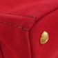 PRADA Handbag 1BG439 canvas Red Canapa mini 2 WAY
