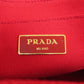 PRADA Handbag 1BG439 canvas Red Canapa mini 2 WAY