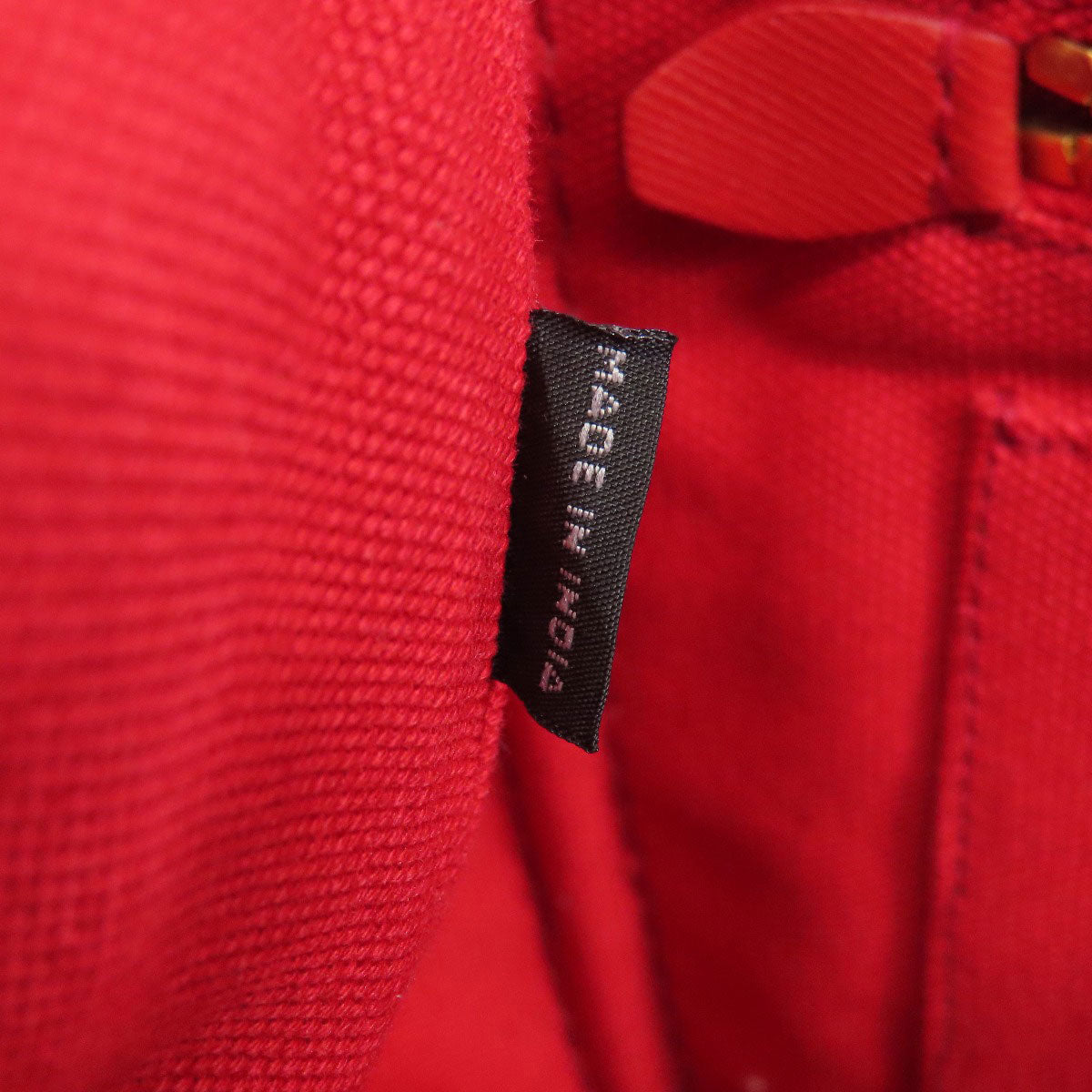 PRADA Handbag 1BG439 canvas Red Canapa mini 2 WAY