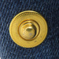 PRADA Handbag denim blue Canapa mini 2 WAY