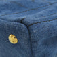PRADA Handbag denim blue Canapa mini 2 WAY