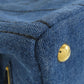 PRADA Handbag denim blue Canapa mini 2 WAY