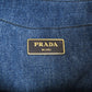 PRADA Handbag denim blue Canapa mini 2 WAY