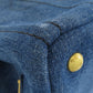 PRADA Tote Bag 1BG439 denim blue Canapa mini 2 WAY