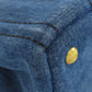 PRADA Tote Bag 1BG439 denim blue Canapa mini 2 WAY