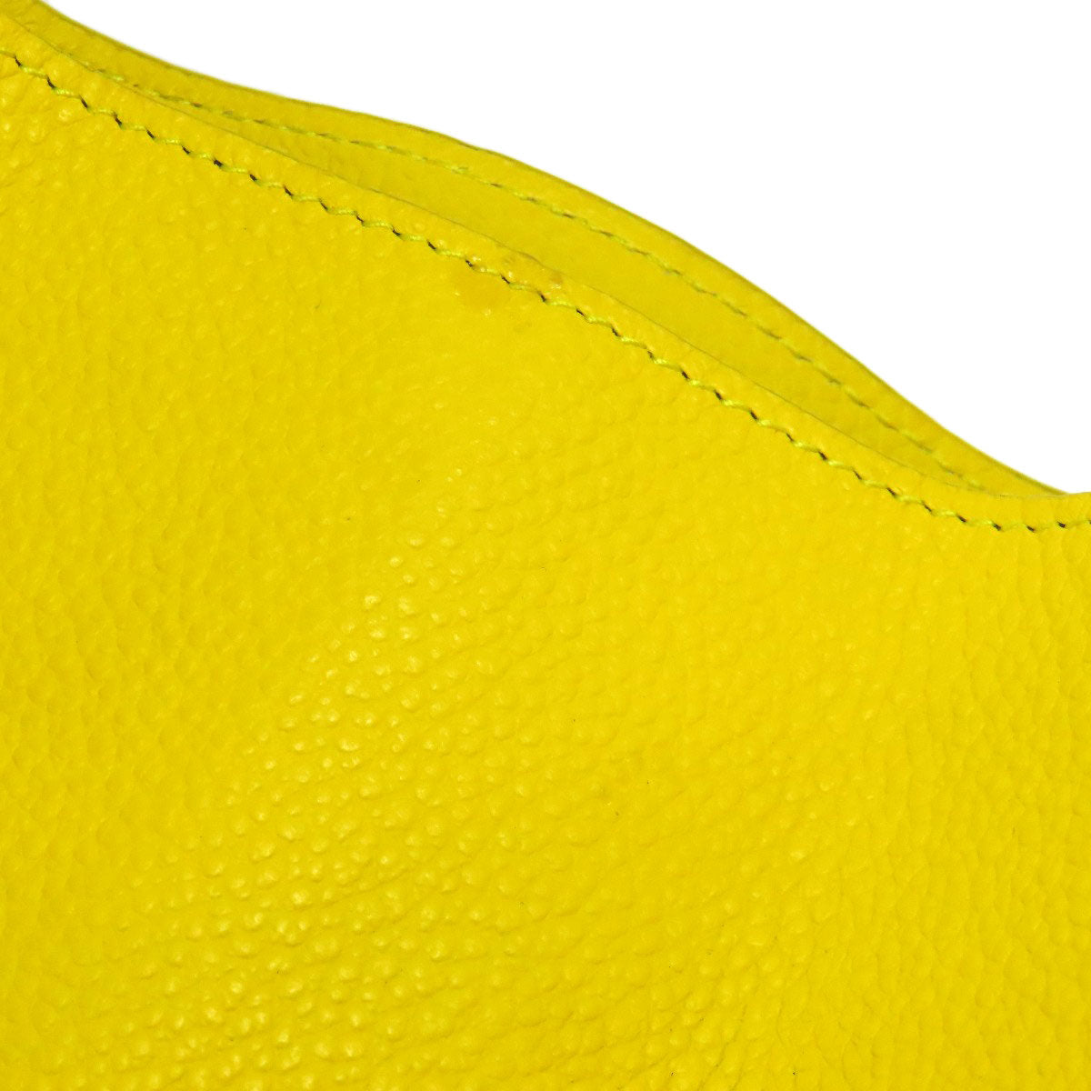 SAINT LAURENT Bifold Wallet leather yellow Compact wall