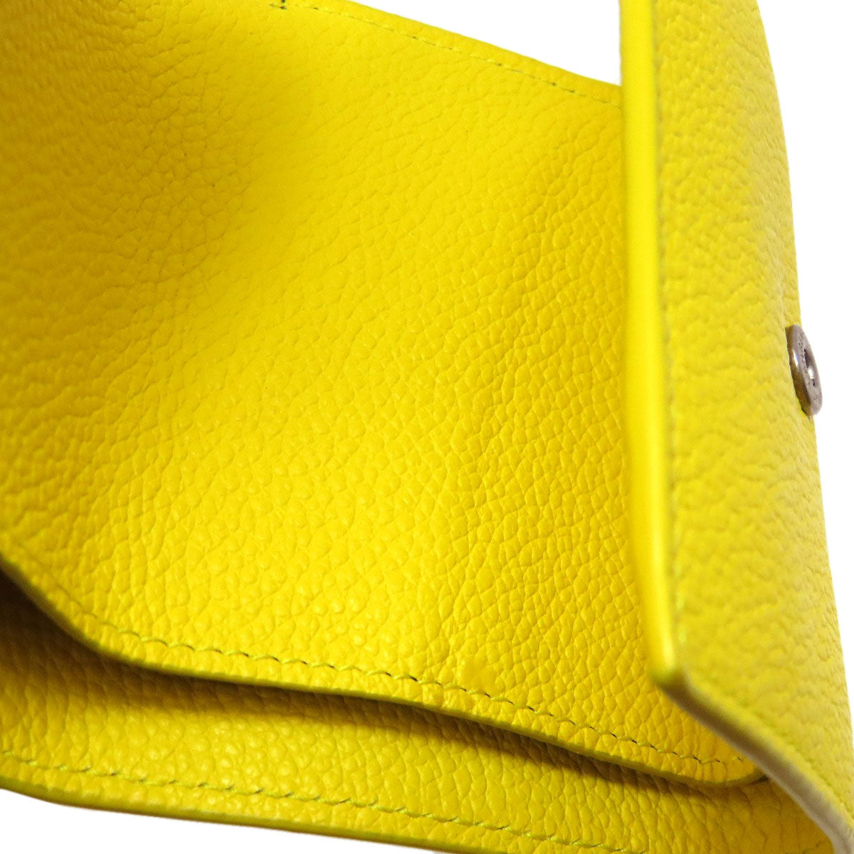 SAINT LAURENT Bifold Wallet leather yellow Compact wall