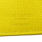 SAINT LAURENT Bifold Wallet leather yellow Compact wall