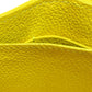 SAINT LAURENT Bifold Wallet leather yellow Compact wall
