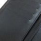 CHANEL Long Wallet Purse Patent leather black Icon SilverMetal