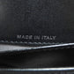 CHANEL Long Wallet Purse Patent leather black Icon SilverMetal