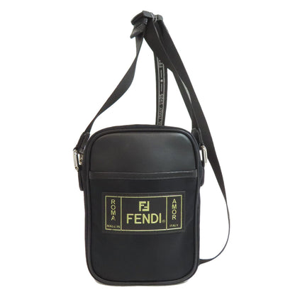FENDI Shoulder Bag Nylon black logo