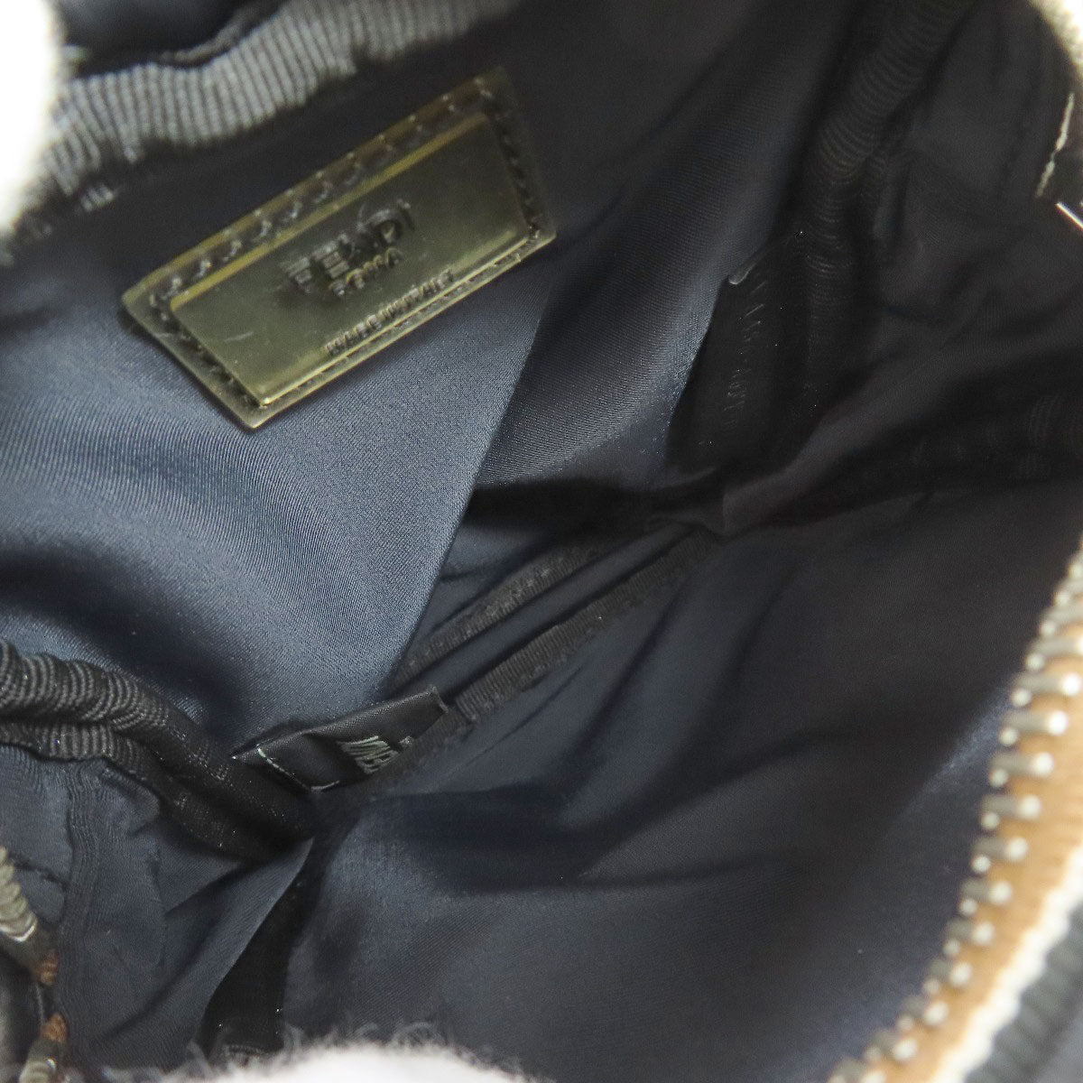 FENDI Shoulder Bag Nylon black logo