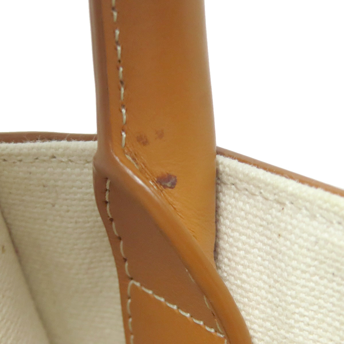CELINE Handbag canvas white Mini Vertical Cover 2WAY
