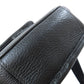 PRADA Shoulder Bag Calfskin black logoMetal