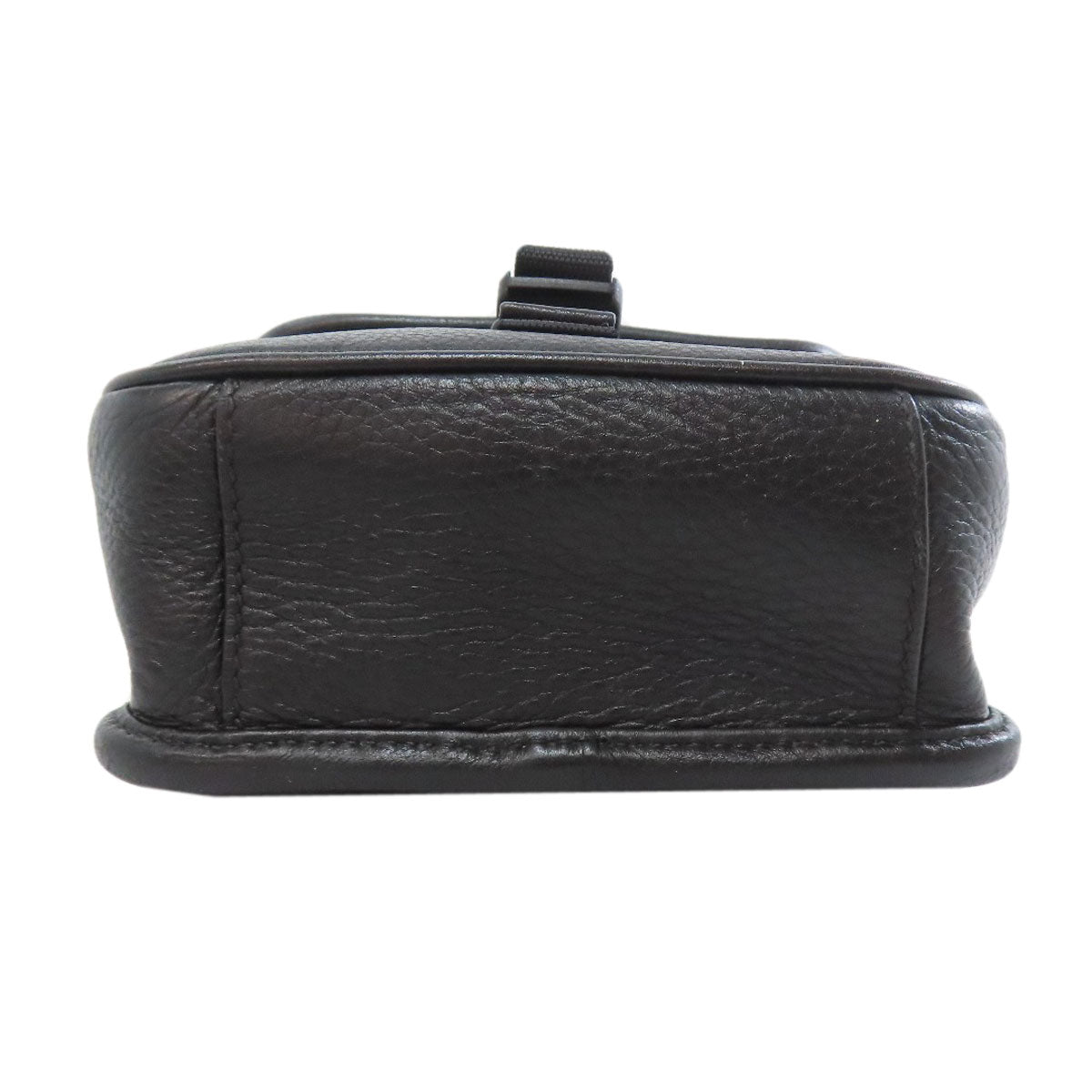 PRADA Shoulder Bag Calfskin black logoMetal