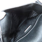 PRADA Shoulder Bag Calfskin black logoMetal
