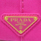 PRADA Handbag canvas pink Canapa mini 2 WAY