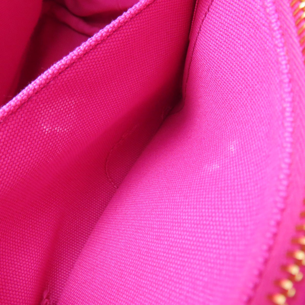PRADA Handbag canvas pink Canapa mini 2 WAY