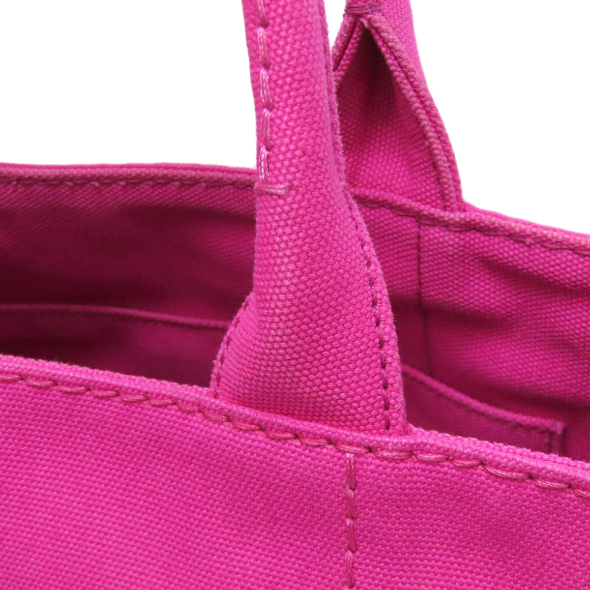 PRADA Handbag canvas pink Canapa mini 2 WAY