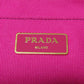 PRADA Handbag canvas pink Canapa mini 2 WAY