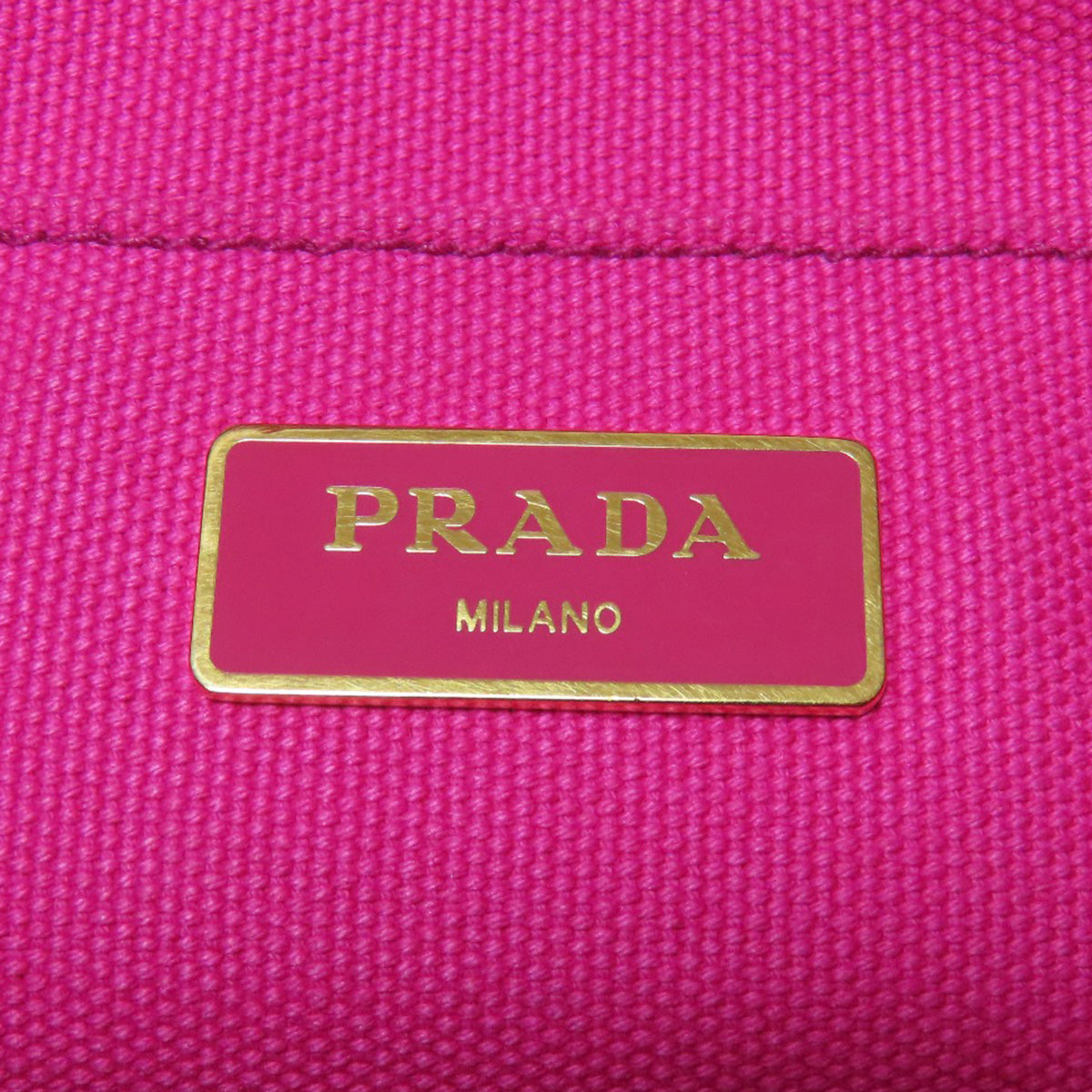 PRADA Handbag canvas pink Canapa mini 2 WAY