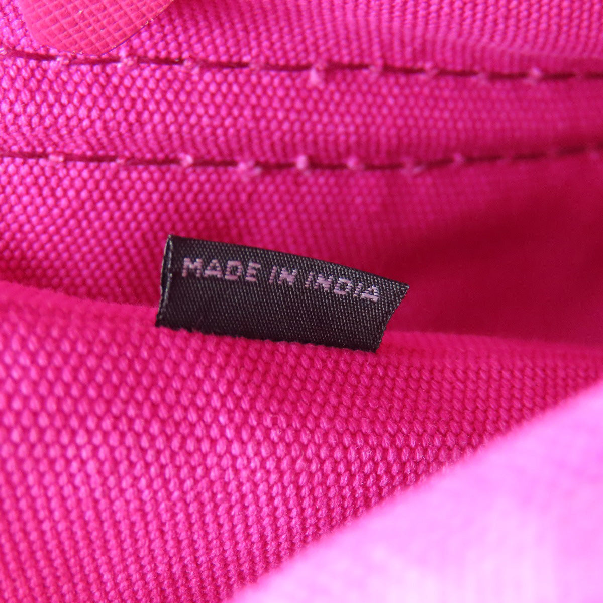 PRADA Handbag canvas pink Canapa mini 2 WAY