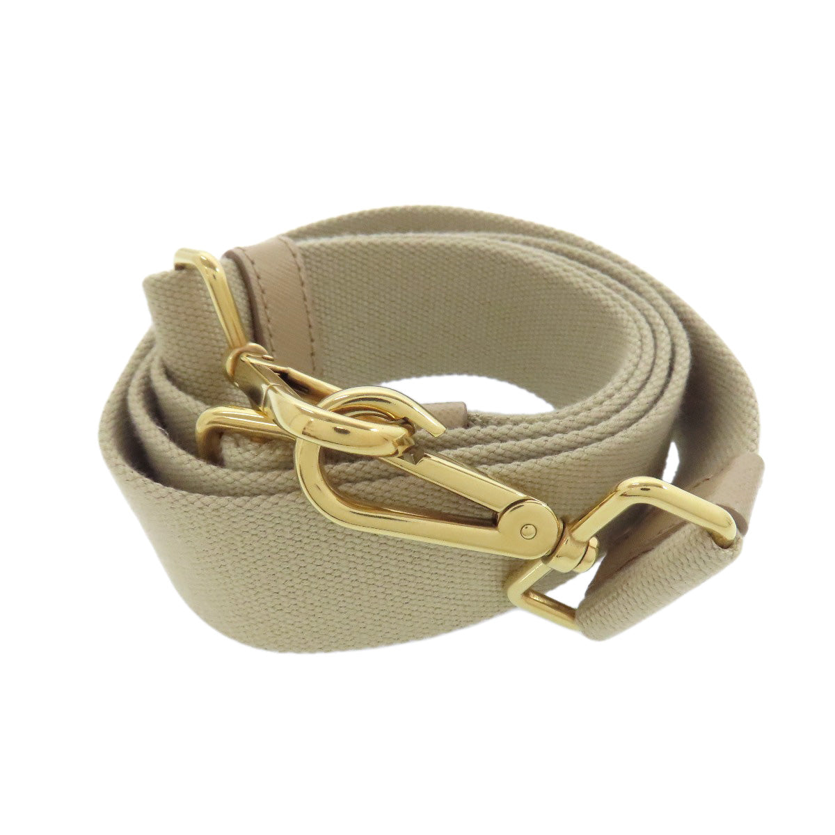PRADA Handbag canvas beige Canapa mini 2 WAY
