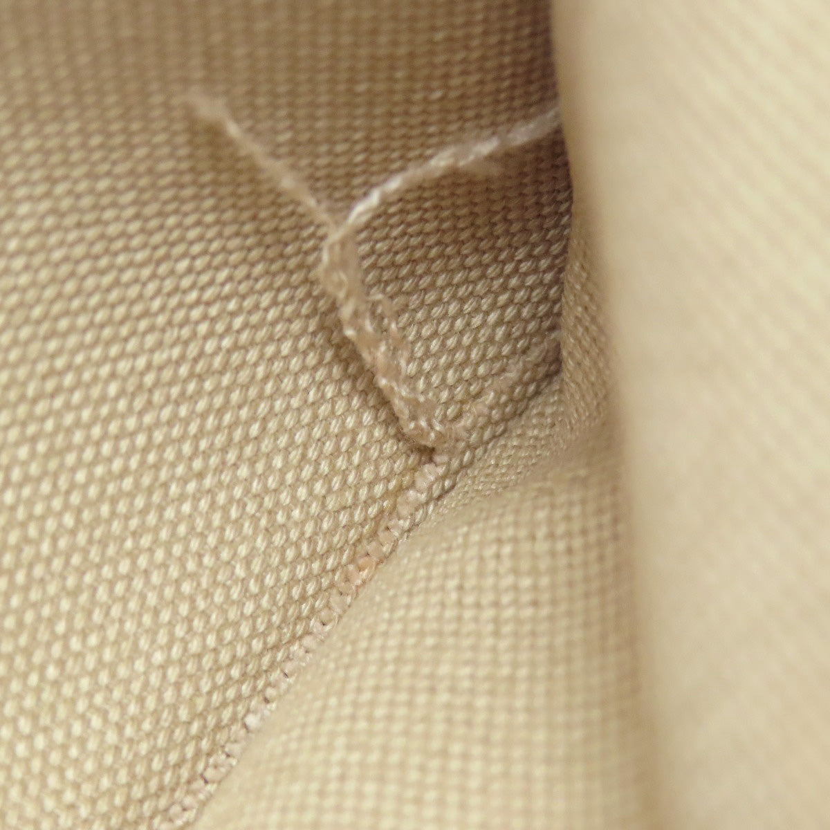 PRADA Handbag canvas beige Canapa mini 2 WAY