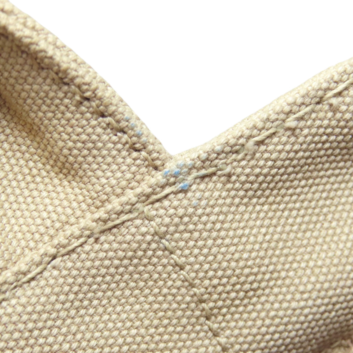 PRADA Handbag canvas beige Canapa mini 2 WAY