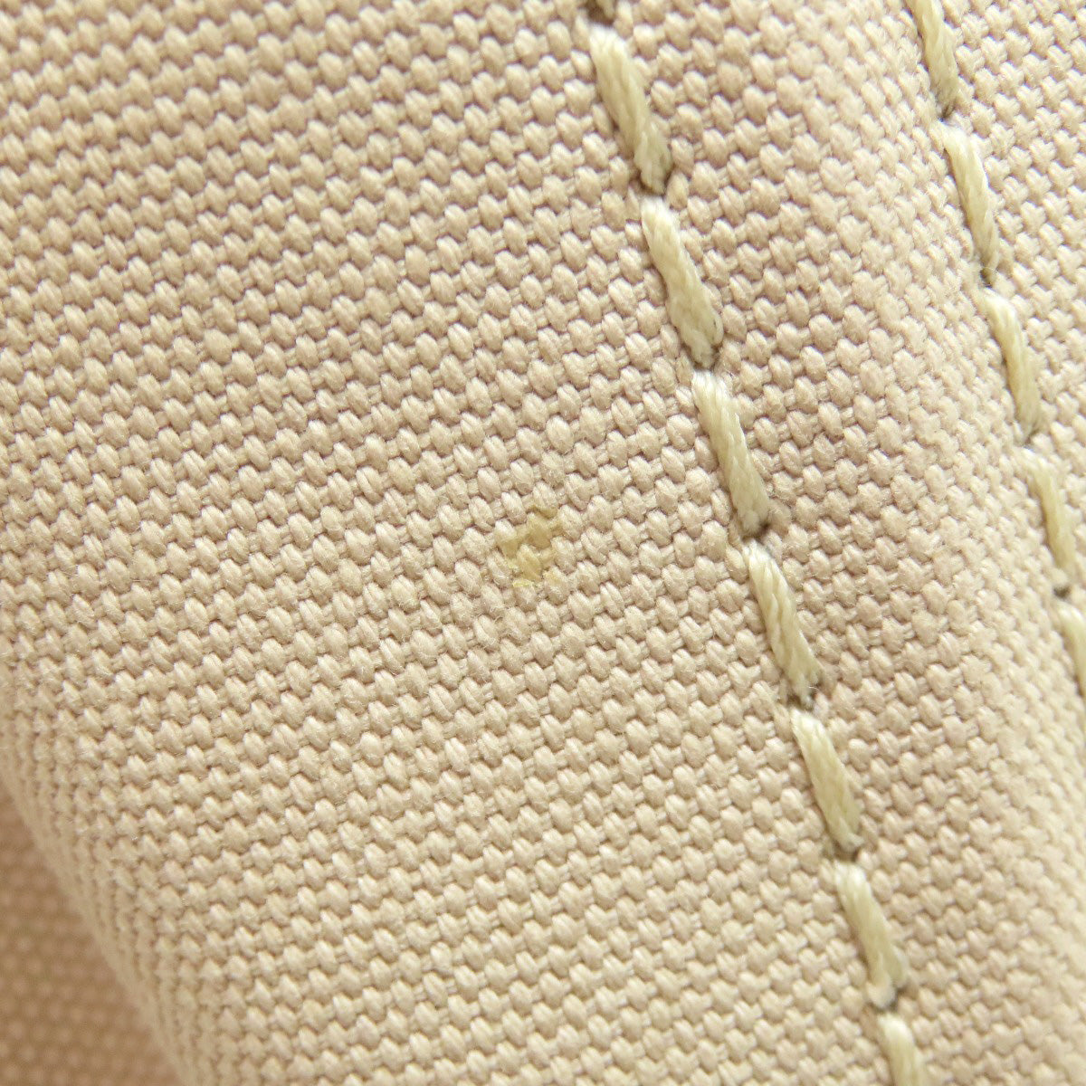 PRADA Handbag canvas beige Canapa mini 2 WAY