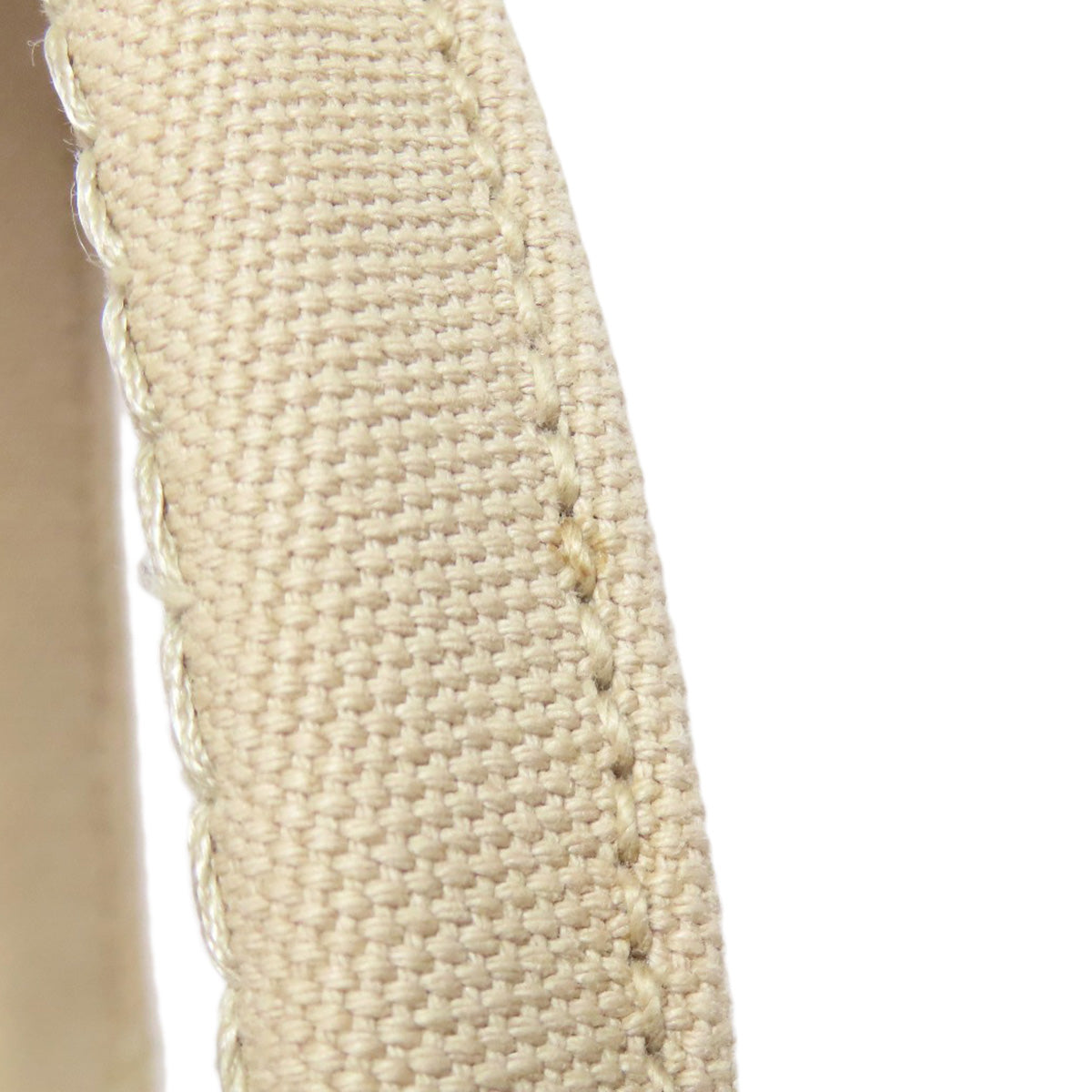 PRADA Handbag canvas beige Canapa mini 2 WAY