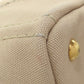 PRADA Handbag canvas beige Canapa mini 2 WAY
