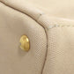 PRADA Handbag canvas beige Canapa mini 2 WAY