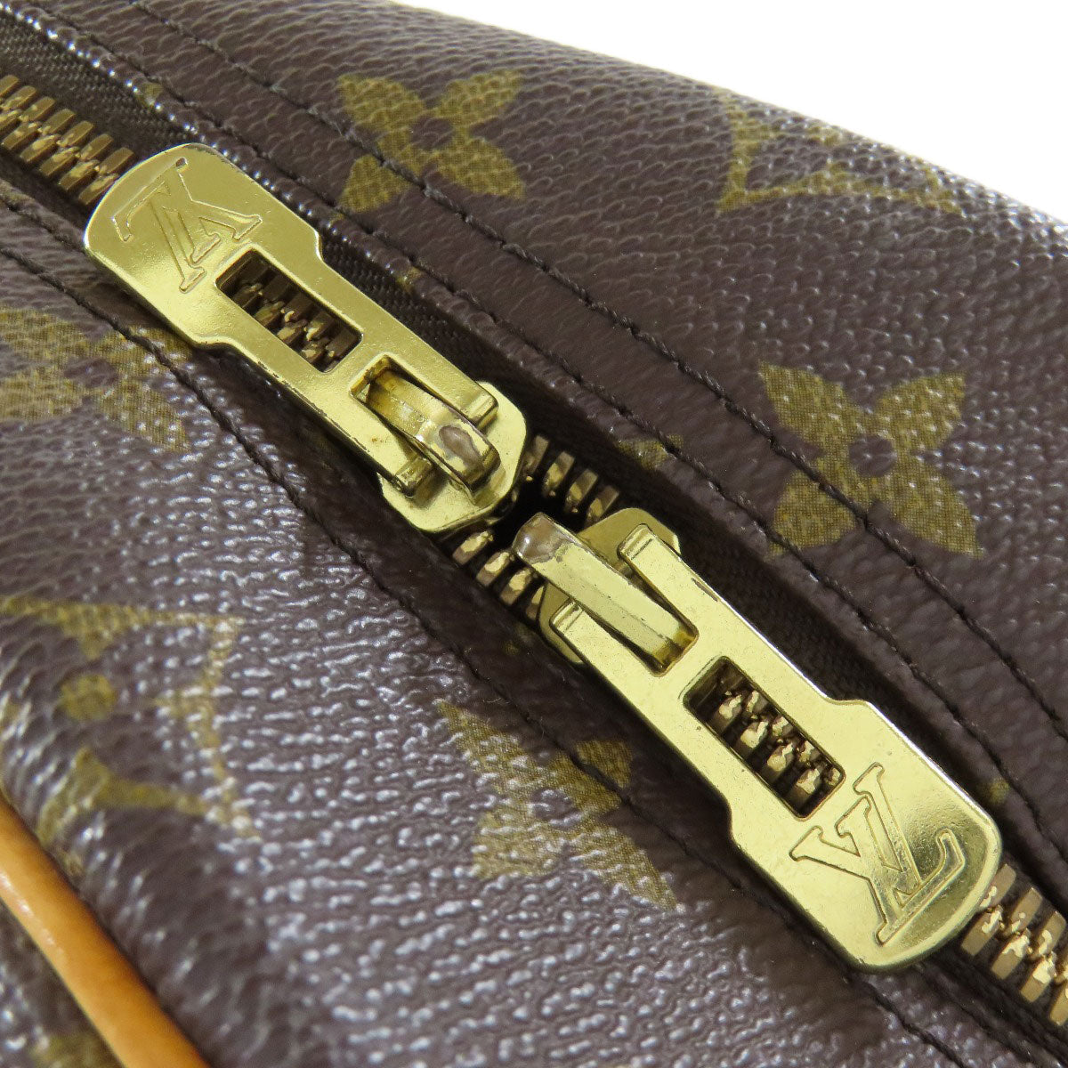 LOUIS VUITTON Handbag M47270 Monogram canvas Brown Deauville