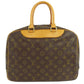 LOUIS VUITTON Handbag M47270 Monogram canvas Brown Deauville