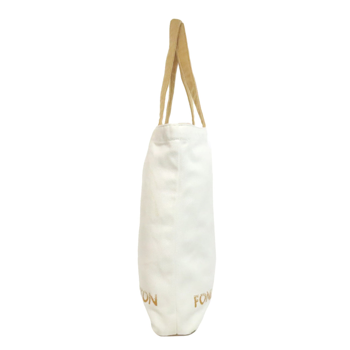 LOUIS VUITTON Tote Bag canvas white Fondation Tote