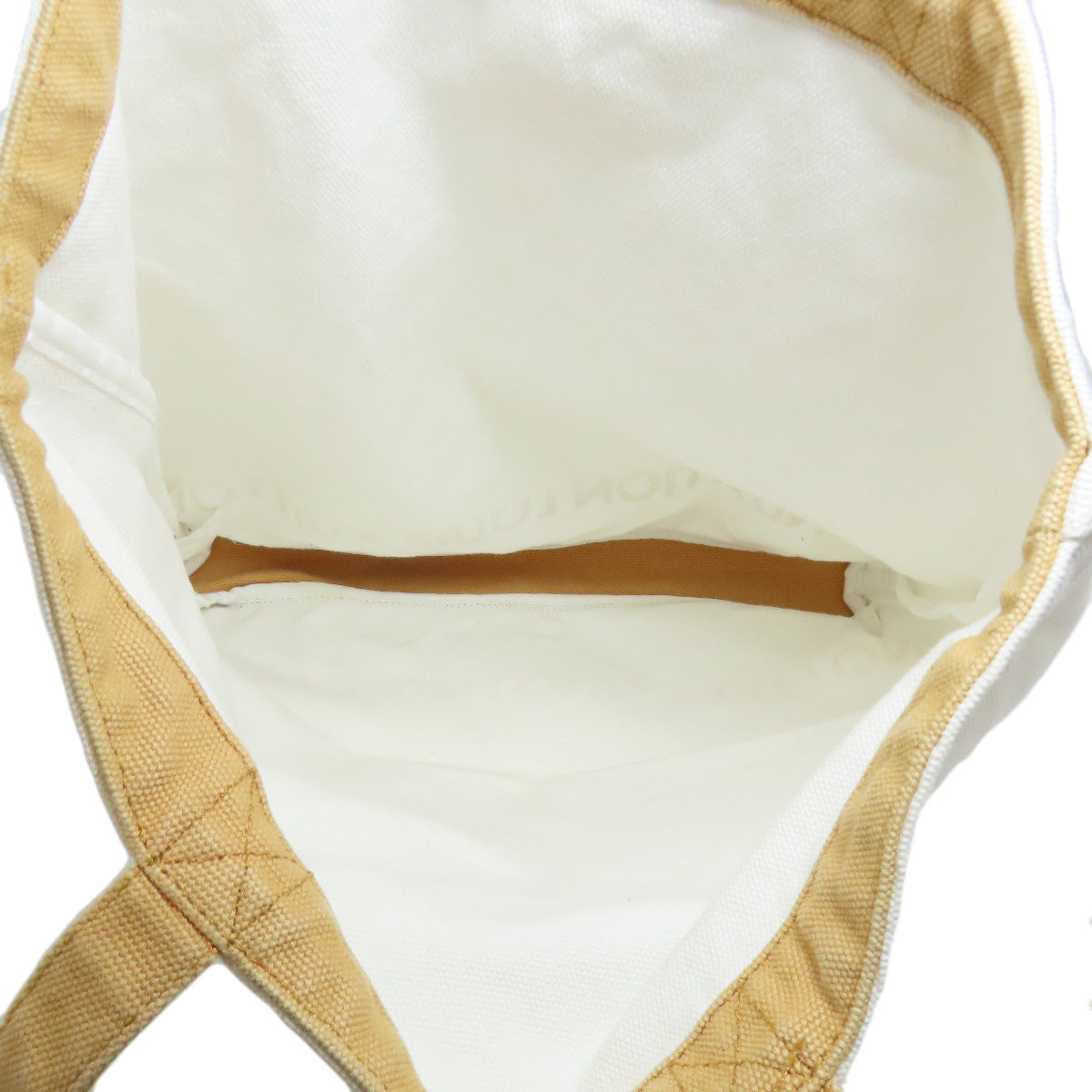 LOUIS VUITTON Tote Bag canvas white Fondation Tote