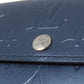 LOUIS VUITTON Bifold Wallet M65125 Monogram mat Navy Ludlow
