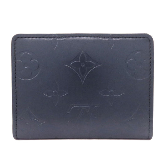 LOUIS VUITTON Bifold Wallet M65125 Monogram mat Navy Ludlow