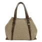 CELINE Tote Bag canvas Brown Macadam Pattern