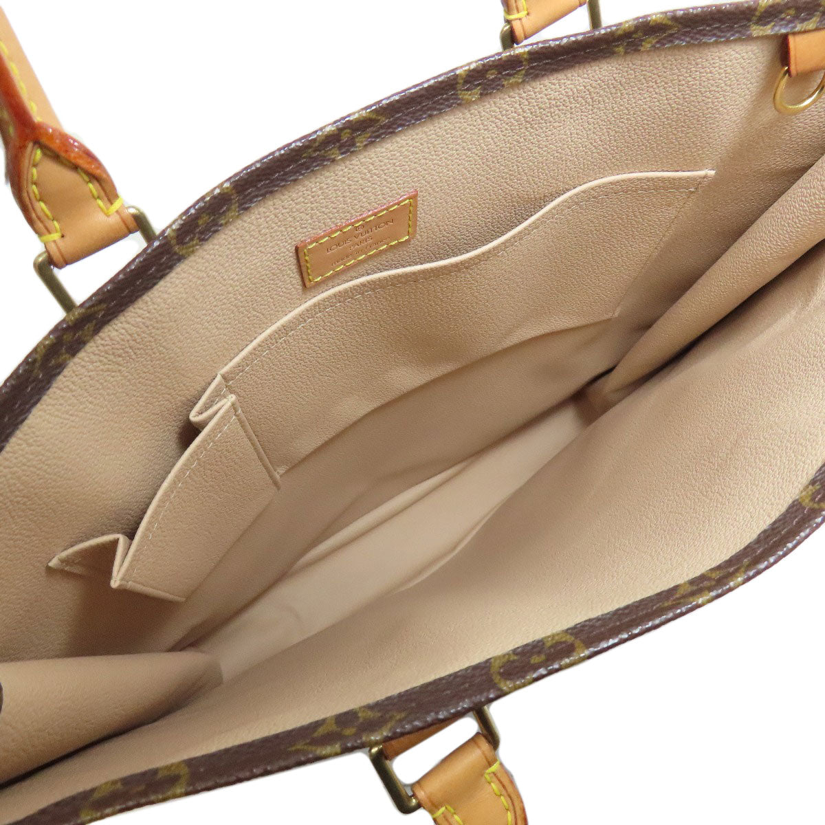 LOUIS VUITTON Tote Bag M51140 Monogram canvas Brown Sac Plat