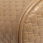 GUCCI Handbag 449654 Calfskin beige GG Signature Microssima Outlet 2-Way
