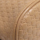 GUCCI Handbag 449654 Calfskin beige GG Signature Microssima Outlet 2-Way