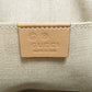 GUCCI Handbag 449654 Calfskin beige GG Signature Microssima Outlet 2-Way