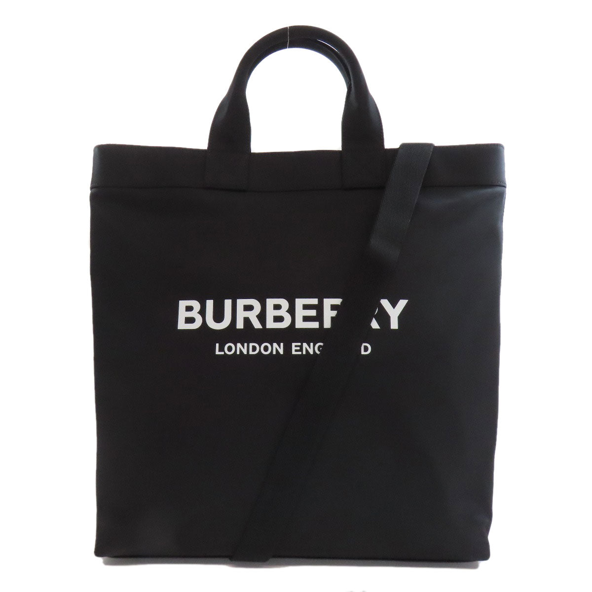BURBERRY Handbag Nylon black 2WAY